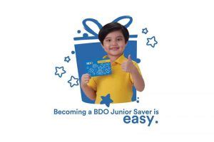 BDO Junior Savers Account, BPI Jumpstart—Open .